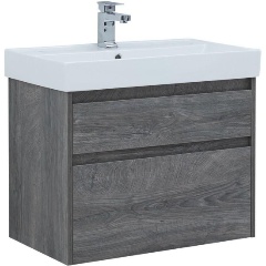 Изображение товара Тумба под раковину AQUANET Nova Lite 75 2 ящ. цв.дуб рошелье (242273)