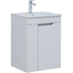 Изображение товара Тумба под раковину Aquanet Практика 50 белый матовый