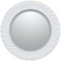 Изображение товара Зеркало AQUANET Милан (D 830) цв.белый глянец (241821)