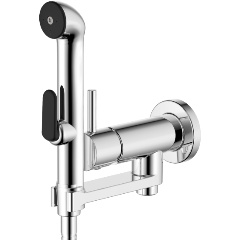 Изображение товара Гигиенический душ AQUATEK AQ1819CR НИКА встроенный (смеситель + гигиеническая лейка + шланг)