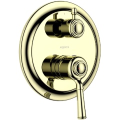 Изображение товара Встраиваемый смеситель Aquatek Классик AQ1546PG, 2 режима, полированное золото