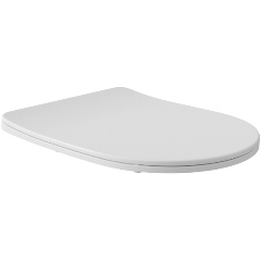 Изображение товара Сиденье для унитаза Aqueduto OVO/CONE с микролифтом, белый глянцевый OVO/CON0410