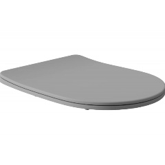 Изображение товара Сиденье для унитаза Aqueduto OVO/CONE с микролифтом, серый матовый, OVO/CON0530