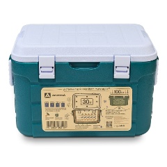 Изображение товара Изотермический контейнер АРКТИКА 2000-30 аквамарин 30л надежный теплоизоляционный боксер для рыбалк