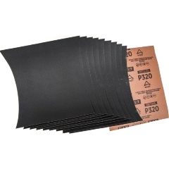 Изображение товара Водостойкая наждачная бумага ARNEZI P320 23x28 мм, 10 шт.