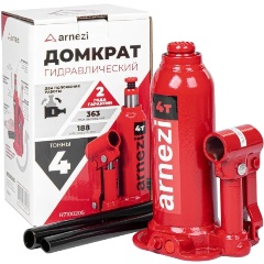 Изображение товара Домкрат гидравлический бутылочный ARNEZI 4т 188-363мм
