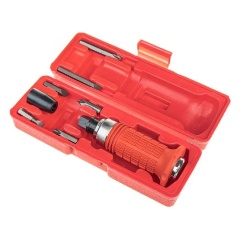 Изображение товара Ударная отвертка с битами ARNEZI 7пр. обрезиненная ручка (в пластиковом кейсе)