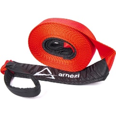 Изображение товара Трос буксировочный ARNEZI динамический 8 м, 6 т, стропа шириной 55 мм, в сумке