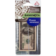 Изображение товара Ароматизатор подвесной ARNEZI картон 100$ "Новая машина"