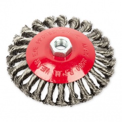 Изображение товара Щетка для УШМ ARNEZI конусная 125 мм M14 сталь витая