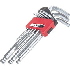 Изображение товара Набор имбусовых ключей ARNEZI HEX с шаром, 9 предметов