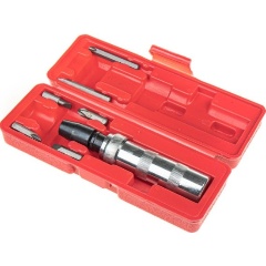 Изображение товара Отвертка ARNEZI ударная с битами, 7 предметов, в пластиковом кейсе