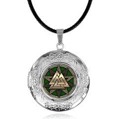 Изображение товара Арома-амулет АМУЛЕТИКА AA200 Валькнут с стеклянной линзой и шнуром