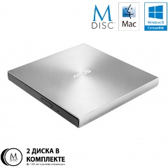 Изображение товара Внешний оптический привод Asus SDRW-08U7M-U/SIL/G/AS RTL