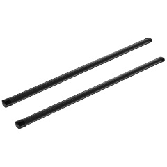 Изображение товара Комплект алюминиевых дуг Atlant эконом аэро профиль L 1100 черный нагрузка 48 кг