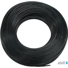 Изображение товара Трубка atoll 1/4" черная (1м)