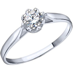 Изображение товара Кольцо ATOLL JEWELRY 10070-925 925* 1,26, 18,5р