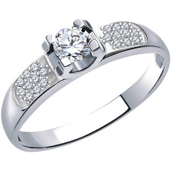 Изображение товара Кольцо ATOLL JEWELRY 10297-925, 1,56, Р 17,5