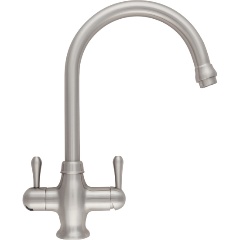 Изображение товара Кран комбинированный atoll NKD0312NP-L полумат. никель (Nickel Plated) смеситель + питьевая