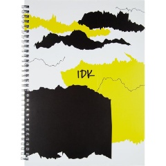 Изображение товара Бизнес-тетрадь ATTACHE Istina А4, 96л,клетка,тв.картон, мат.лам,черн.спираль