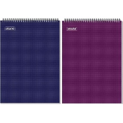 Изображение товара Блокнот ATTACHE 40л,А4,мет.гребень,однотонная обл.,ВДлак,в ассортименте