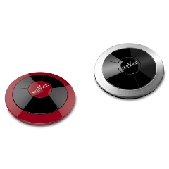 Изображение товара Кнопка вызова ATTACHE персонала RU-1, цвет вишня/серебро