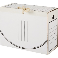 Изображение товара Архивный короб ATTACHE самосбор Вертолёт 150 мм микрогофра белый