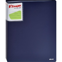 Изображение товара Папка файловая ATTACHE на 80 файлов Комус Шелк синяя