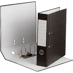 Изображение товара Папка-регистратор ATTACHE 75 мм (+/- 5 мм)с мет.уг.мрамор ч/б, в уп.10шт,бум./бум