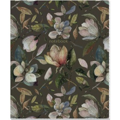 Изображение товара Бизнес-тетрадь ATTACHE SELECTION Принты А5 48 листов клетка скрепка Цветы