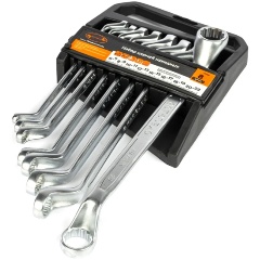 Изображение товара Набор накидных ключей АВТОДЕЛО 6-22мм 8 предметов в холдере изгиб 75град.