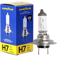 Изображение товара Автолампа Goodyear Н7 12V 55W PX26d