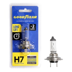 Изображение товара Автолампа Goodyear Н7 12V 55W PX26d Long Life, блистер