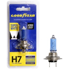Изображение товара Автолампа Goodyear Н7 12V 55W PX26d Super White, блистер