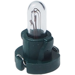 Изображение товара Лампа автомобильная KOITO BAX0.8W с зеленым патроном (BX8.5d) T3 14V, E1548