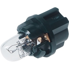 Изображение товара Лампа автомобильная KOITO BAX3W с зеленым патроном (B10d) 14V, 1550