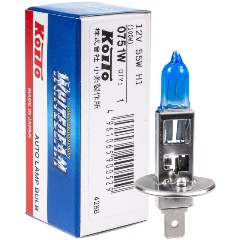 Изображение товара Лампа автомобильная KOITO Whitebeam 100W H1 55W P14,5s 4200K 12V одна