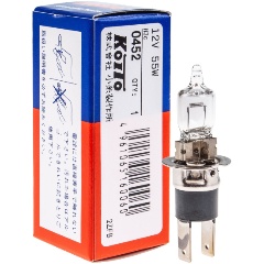 Изображение товара Лампа автомобильная KOITO H3C 55W P22d/5 3000K 12V 12V, 0452