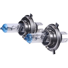 Изображение товара Лампа автомобильная MEGAPOWER H4 75/70W P43t-38 +50% 24V, 2шт, M-37033024