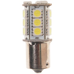 Изображение товара Автомобильная LED лампа MEGAPOWER 18 SMD 5050 BA15s 24V 6000К