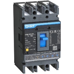 Изображение товара Автоматический выключатель силовой CHINT 3п 100А 36кА NXMS-160F с электрон. расцеп. (R), 264746