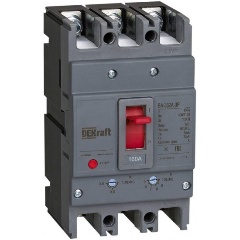 Изображение товара Автоматический выключатель силовой DEKraft 3п 125А 35кА ВА-332А, 28107DEK