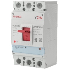 Изображение товара Автоматический выключатель силовой DKC YON MGS630 3P 504-630A 60kA, MGS630S-3TAMF0630