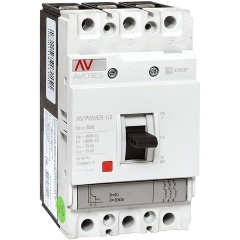 Изображение товара Автоматический выключатель силовой EKF 3п 50А 35кА AV POWER-1/3 TR AVERES, mccb-13-50-TR-av