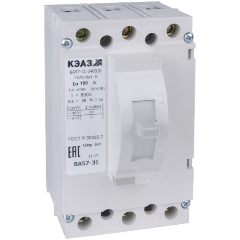 Изображение товара Автоматический выключатель силовой КЭАЗ 100А ВА57-31-340010 IP20 690В