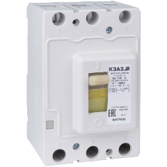 Изображение товара Автоматический выключатель силовой КЭАЗ 200А 2000Im ВА57Ф35-340010 УХЛ3 400В AC, 109314