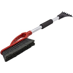 Изображение товара Автомобильная щетка для уборки снега РемоКолор со скребком, 75 см 60-6-053