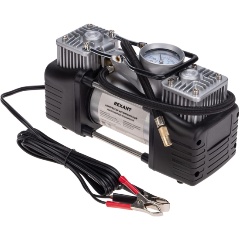 Изображение товара Автомобильный компрессор REXANT усиленный двухпоршневой, 60 л/мин, 10 Атм