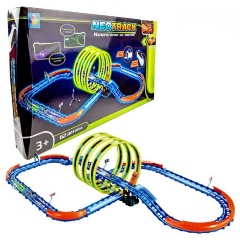 Изображение товара Автотрек 1TOY Т21043 Neotrack светящийся, 62 детали