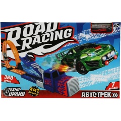 Изображение товара Автотрек ТЕХНОДРАЙВ с катапультой 2010C210-R для детей от 3 лет